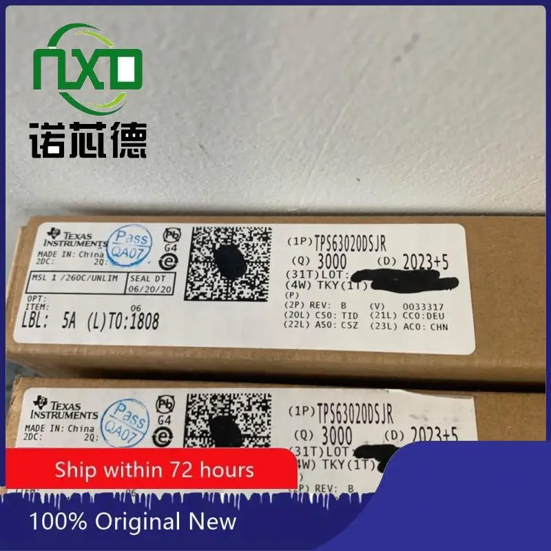 10 개/몫 TPS63020DSJR 새로운 오리지널 집적 회로 TPS63020 IC 칩 전자 부품 전문 BOM 매칭