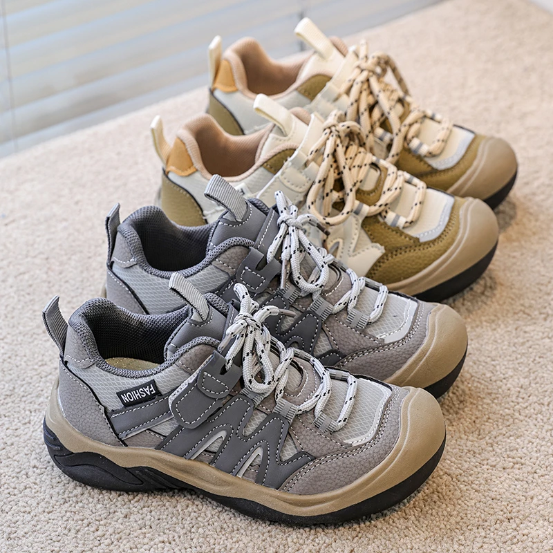 

Children's Sports Shoes Breathable Non-slip Boys Girls Running Shoes Outdoor Sneakers Comfortable Casual Stability Hiking Shoes