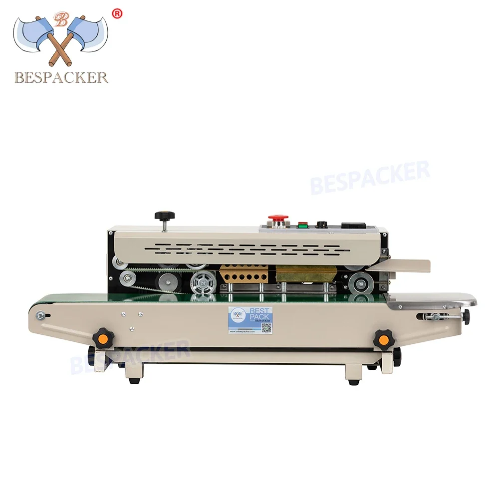 Bespacker FR-880 Automatic continuous plastic bag heat sealer sealing machine for aluminum foil plastic bag