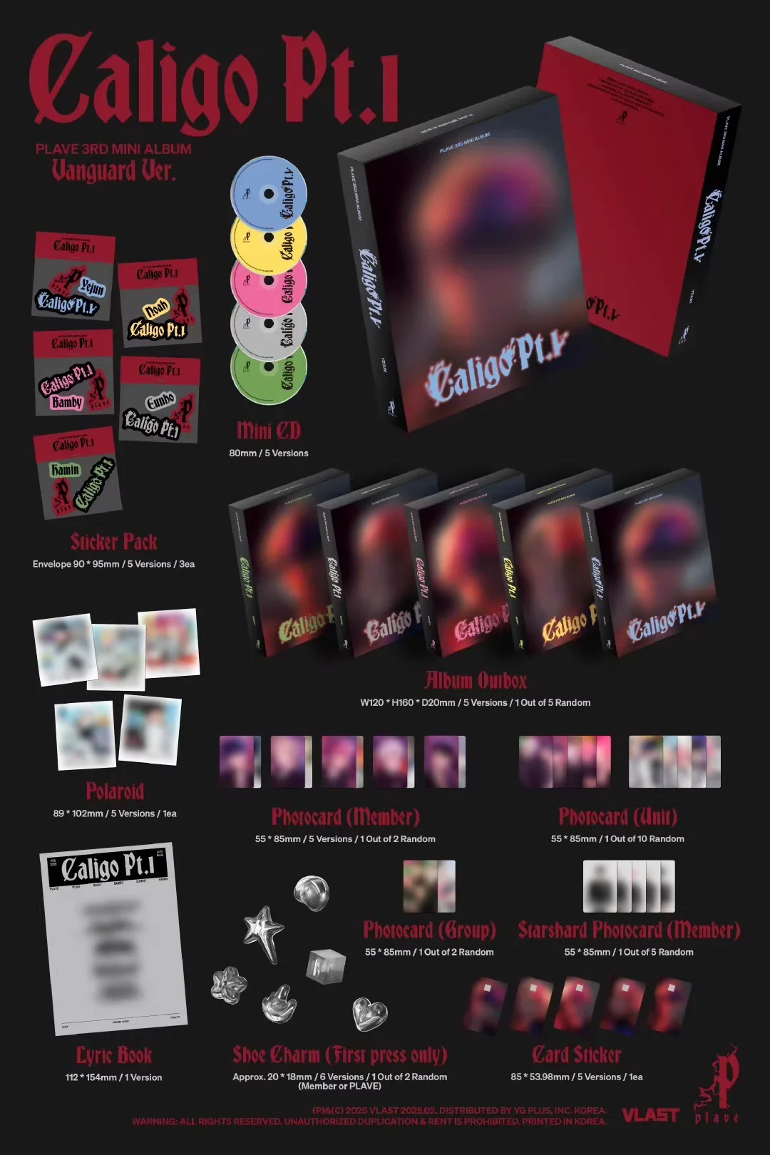 Album Plave mini1 mini2 mini3 JP ver tutti l'album possono scegliere la merce originale ufficiale Disponibile