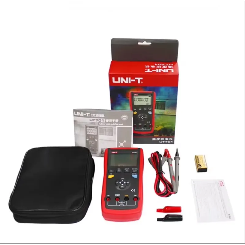 Calibrador de temperatura portátil do termopar do calibrador de temperatura UT701