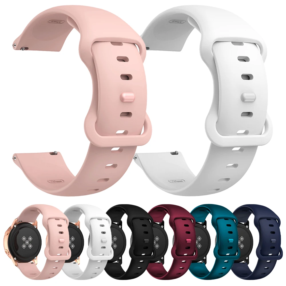 Bracelet de montre à dégagement rapide pour hommes et femmes, bracelet en caoutchouc, bracelet de sport, accessoires respirants, bracelets en silicone, 20mm, 22mm