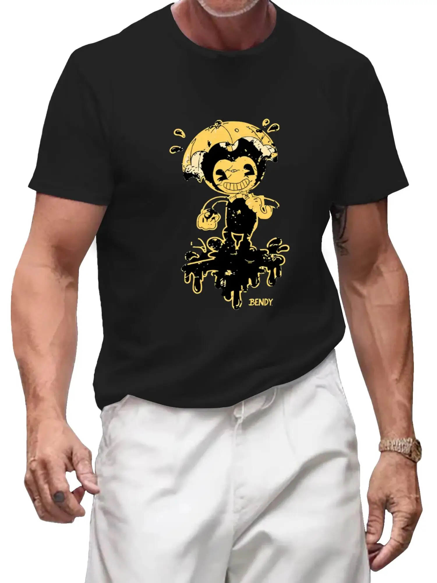 BENDY AND THE INK MACHINE RAIN T SHIRT