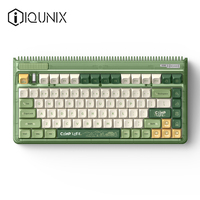 IQUNIX OG80 Space Element Wireless RGB Backlit Aluminum Mechanical Keyboard 83 PBT Keycaps CHERRY MX Switch Gaming Keyboard