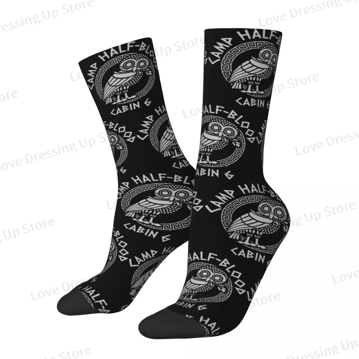 Percy Jackson Cabin 6 Camp Half-Blood Men Women Socks Cycling Novelty Suitable for all seasons Stockings Gift