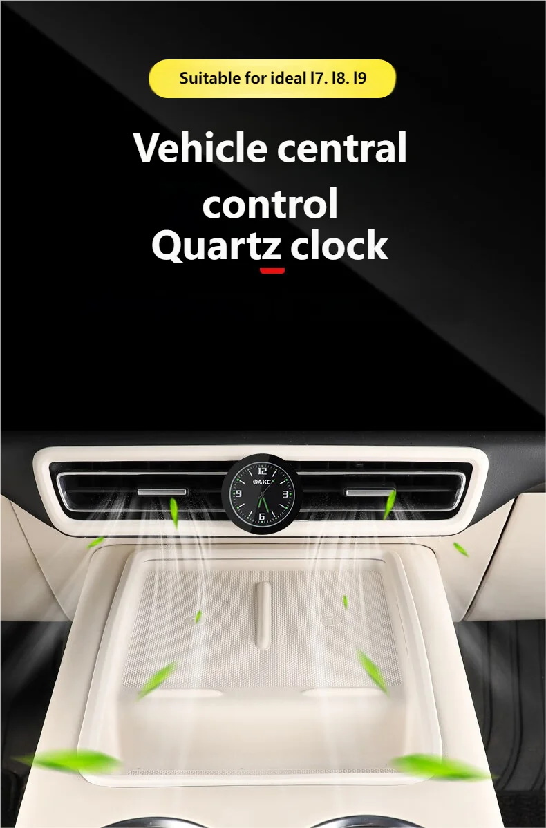 

Автомобильные аксессуары для Lixiang L9 L8 L7 2025 2024, автомобильные аксессуары, центральная консоль, кондиционер, роскошные автомобильные часы