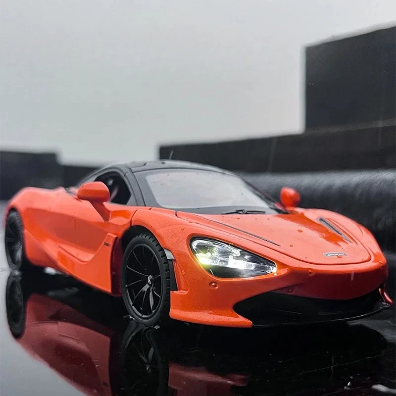 

1:24 720S Alloy Model Sport Car Diecast Metal Toy Car Series Collection Simulation Sound & Light Toy Car Boys Gift