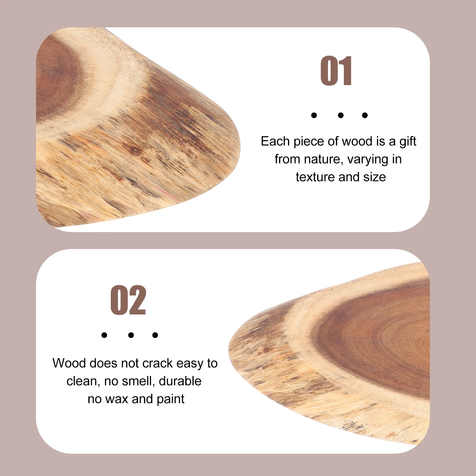 

Premium Acacia Wood Cutting Board Irregular Stump Design Kitchen Chopping Board For Fruit Meat Vegetable Fish