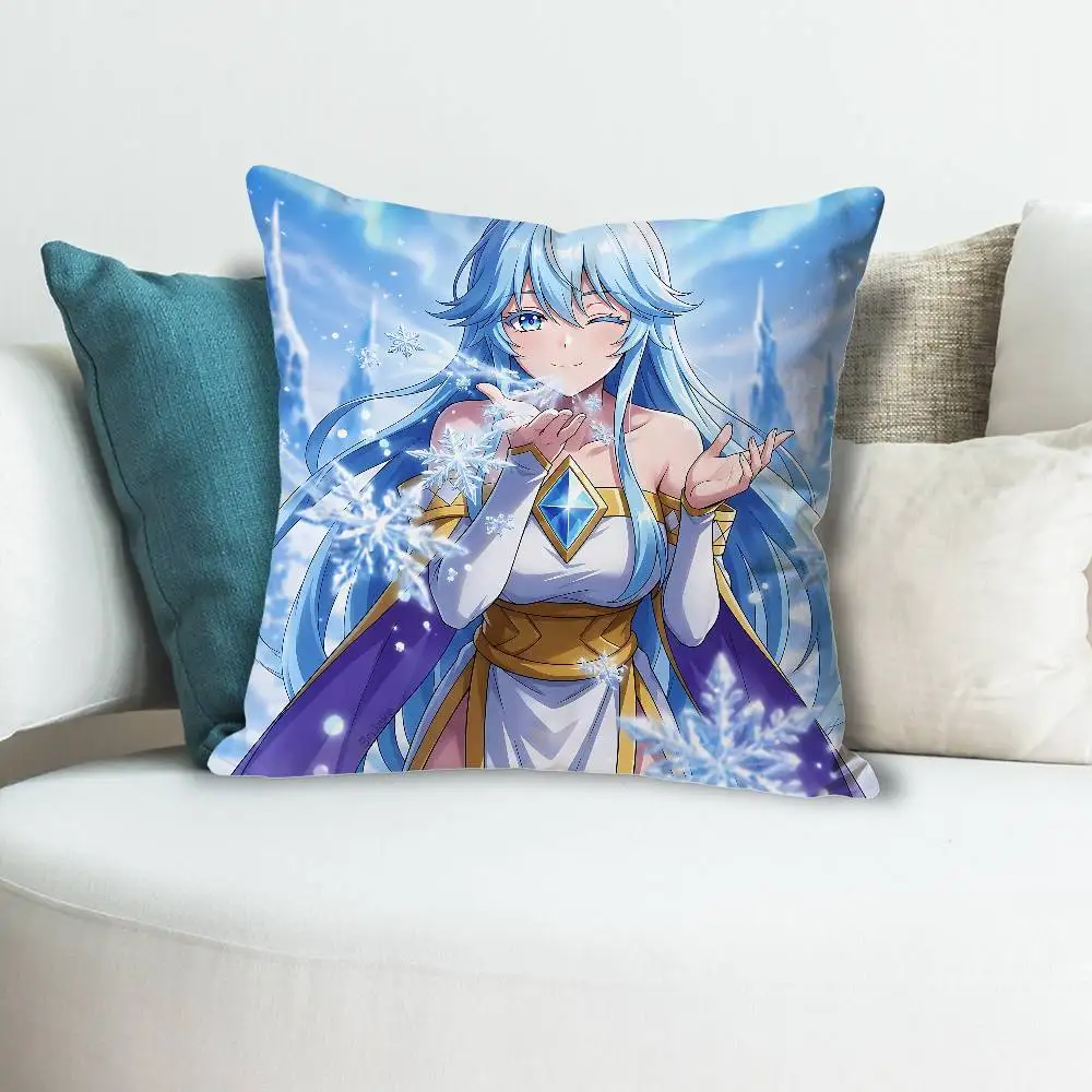 E-Elfaria Albis S-Serfort Print Pillow Case Aesthetic Bedroom Decor 30x30 40x40 45x45 50x50 60x60 65x65cm