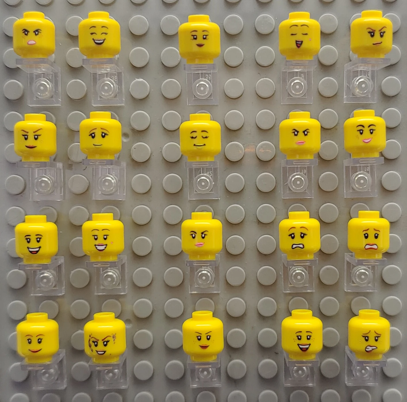 Kury Toys DIY MOC For 3626 7# 1pcs printed parts Single side Building block parts for brick toys