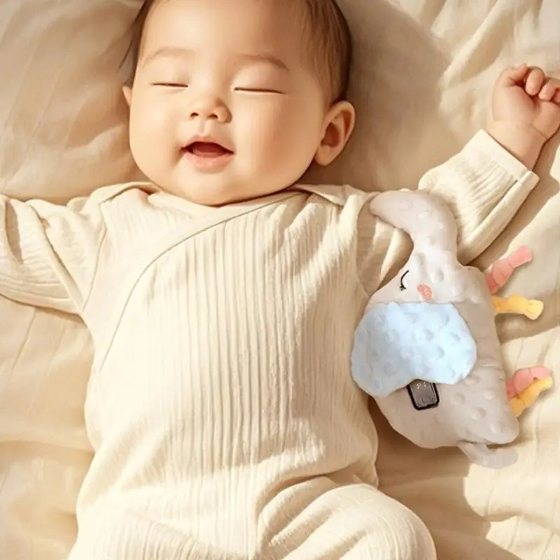 J2HD Baby Kooting Doll Cartoon Design Animal Design Pocieszająca zabawka dla lalek, pomagając uspokoić i promować sen dla