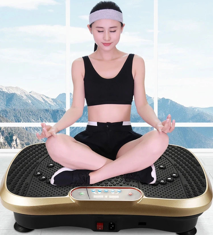 

Professional Supplier Body Fitness Equipment Vibration Power Sport Plate Massage Vibrating Exercise Plate 2025