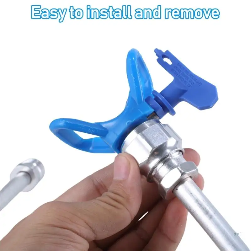 Universals Spray Guide Accessory Tool Color Separation Baffle Tool with Extension Rod for Most Airless Paint Sprayer