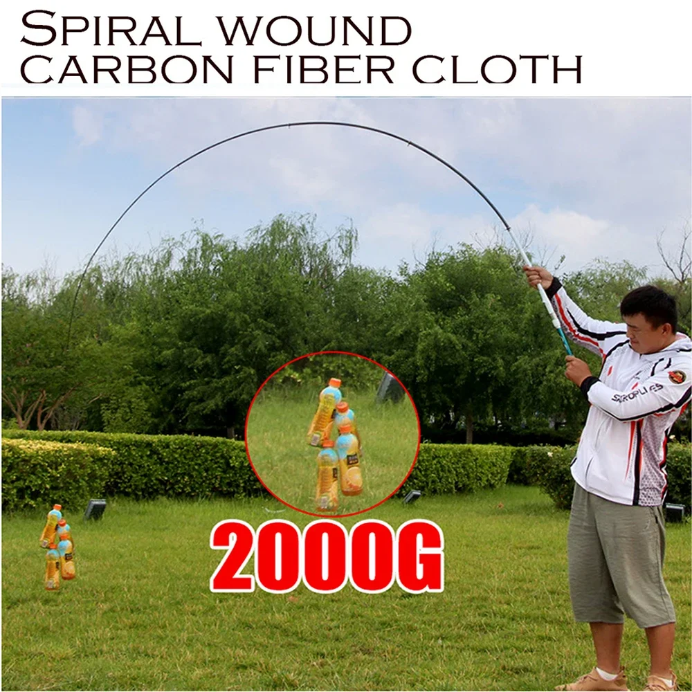 GHOTDA Rock Caña Telescópica Fibra Carbono – Carpa y Mar - imagen 2