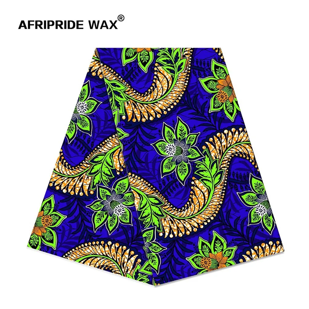 African National Style Clothing Fabric Ankara Double-sided Printed Pure Cotton Real Wax Brocade Fabric