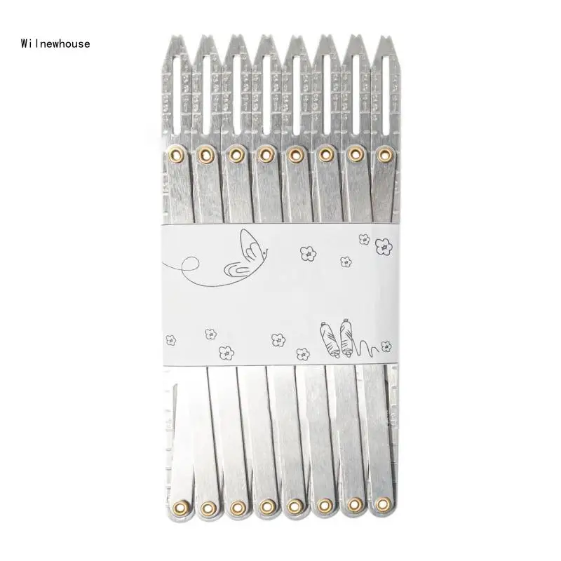 

Expandable Sewing Gauge, Expanding Sewing Gauge Button Guide Spacing Divider Device for Buttons, Pleats & Crafts Dropship