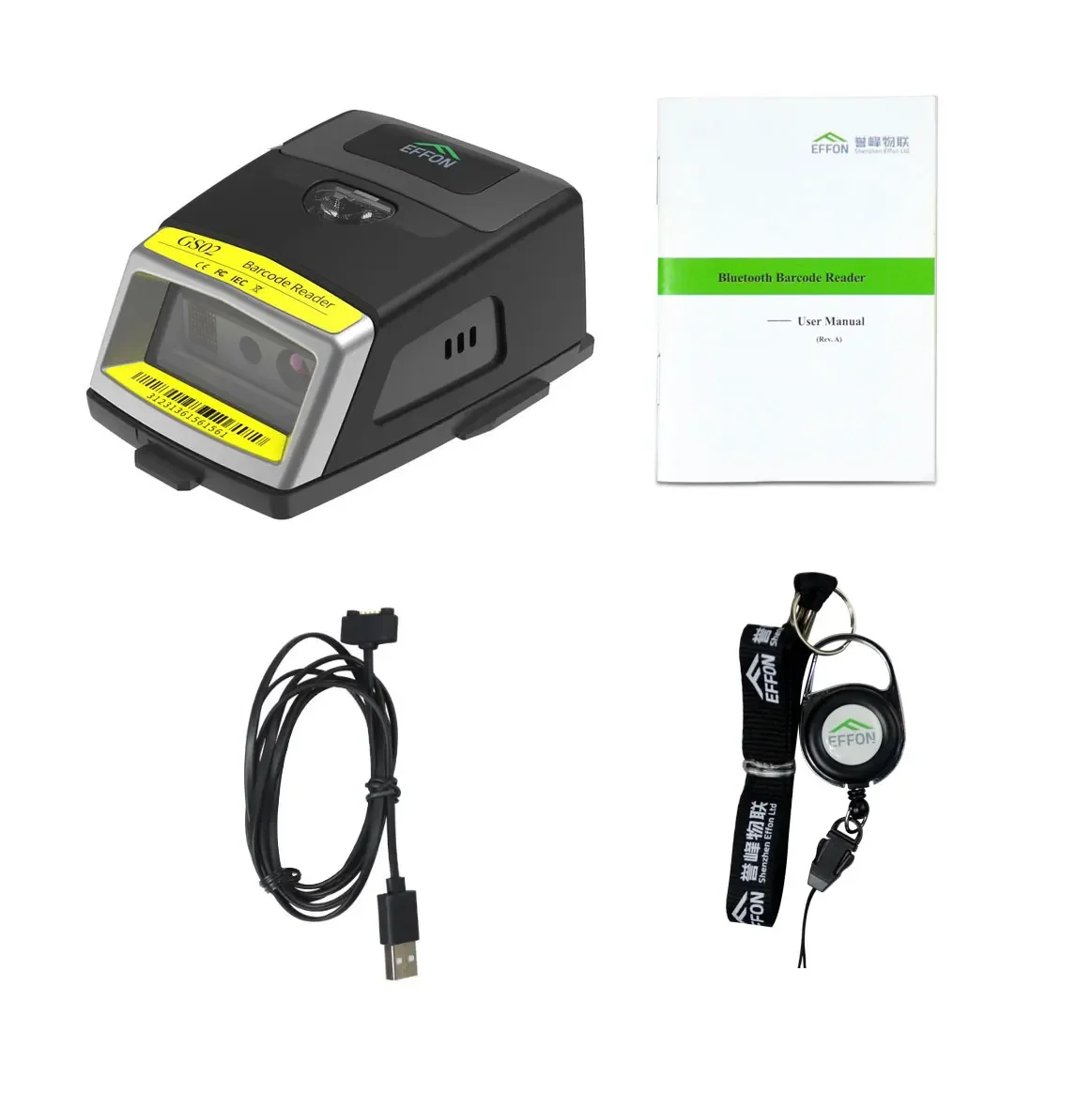 MayatangTiny Mini Portable 2D QR Finger Bar Codes Reader Wireless Bluetooth 5.0 Wearable Ring Barcode Scanner