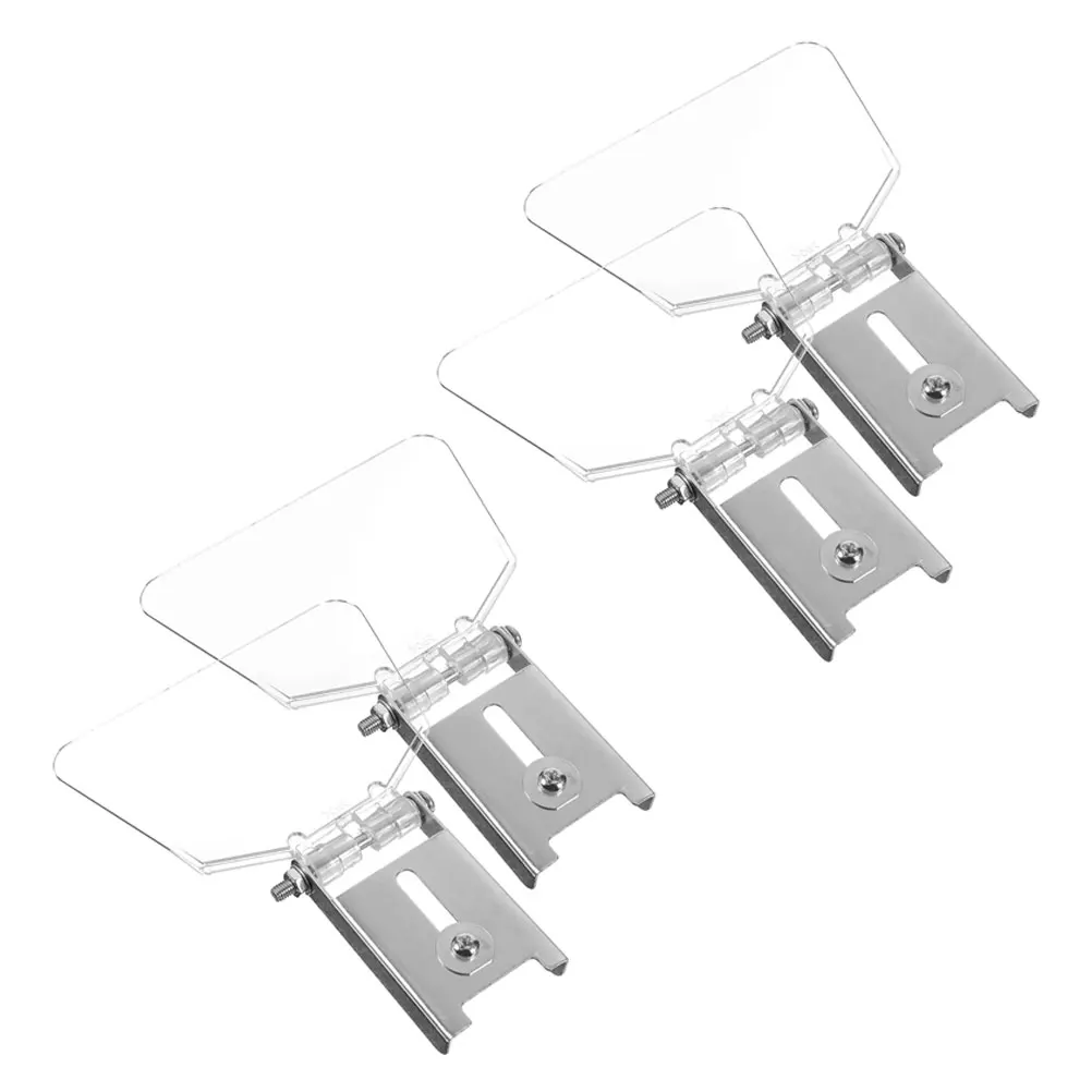 

4pcs Transparent Eye Shield For Bench Grinder Clear Protective Cover Safety Guard Dust Protection Compact Size Small Workspaces