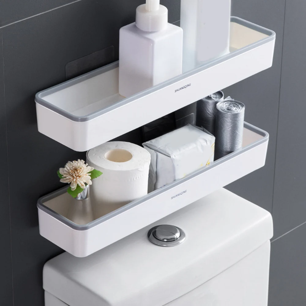 

Bathroom Above Over The Toilet Rack Bathroom Supplies Shelf No Drill Wall Mounted Shelves Toilet Shelf Organizers Storage Racks