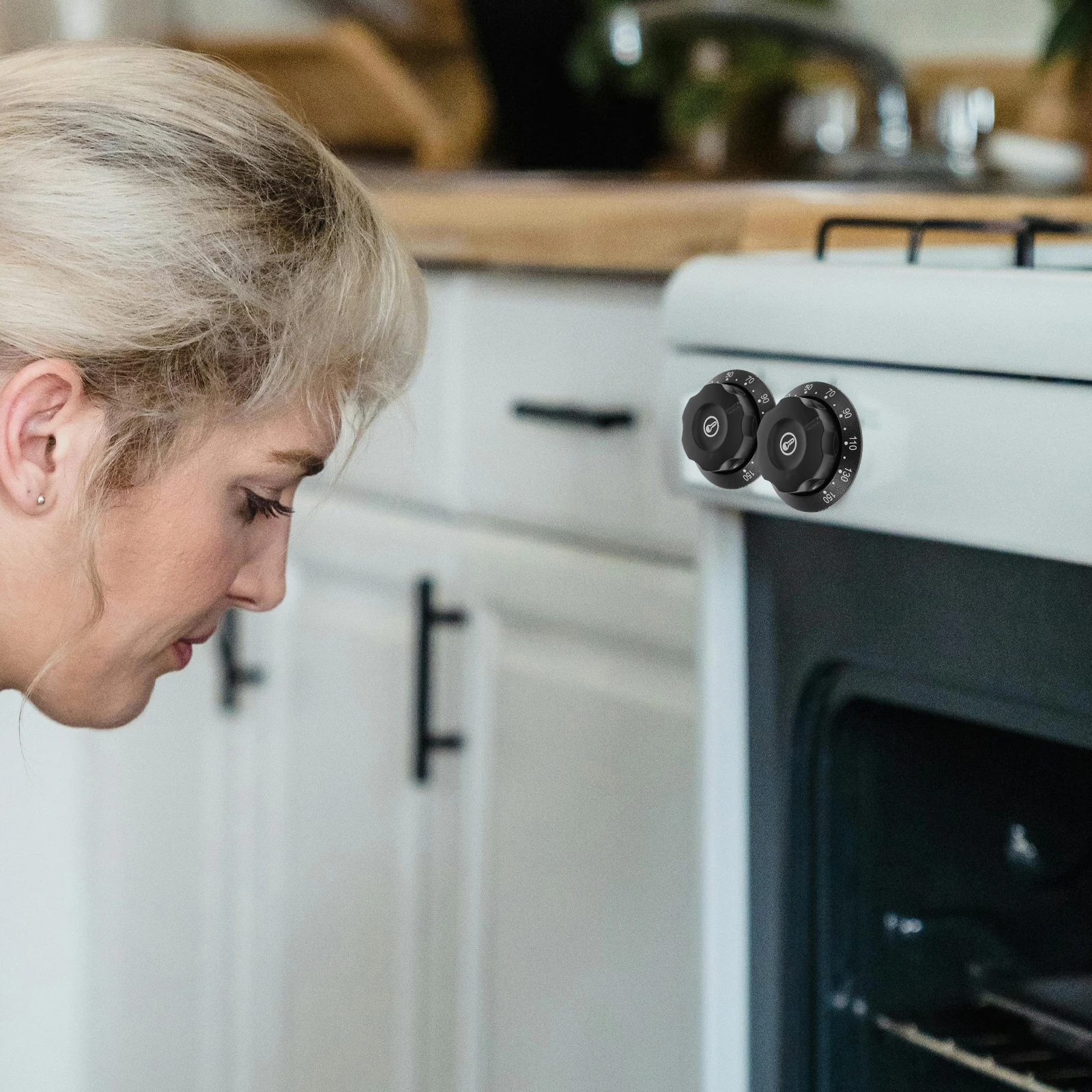 

Temperature Control Knob Replacement For Oven Fryer Water Heater Durable Heat-Resistant Thermostat Switch Dial Range Accessory