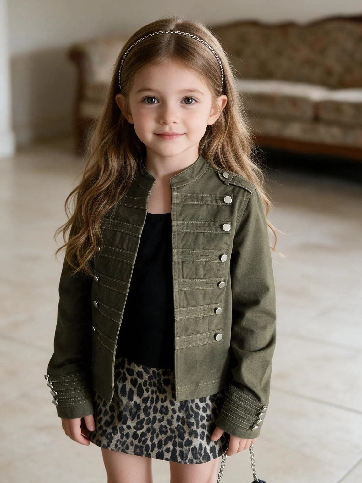 retro-washed-short-denim-jacket-for-girls-autumn-season-stand-collar-button-up-kids-clothing-non-deformable-children-outwear