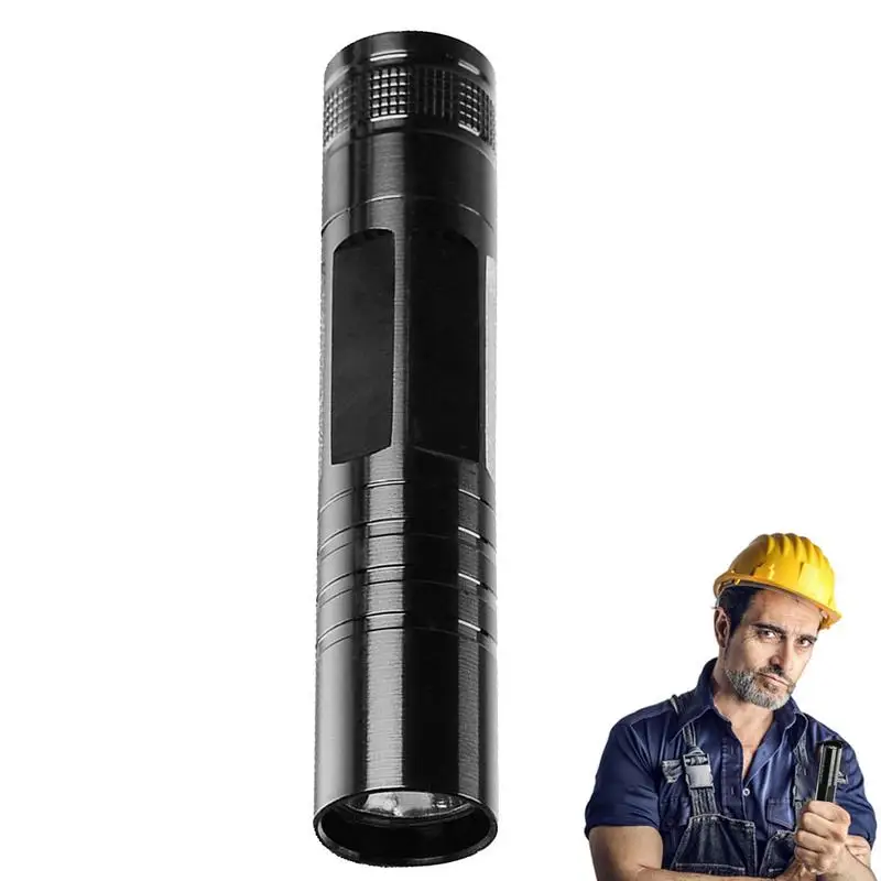 Handheld Flash Light Outdoor LED Handheld Flashlight Bright Flash Light Battery Powered Metal Flash Light For Hiking Climbing