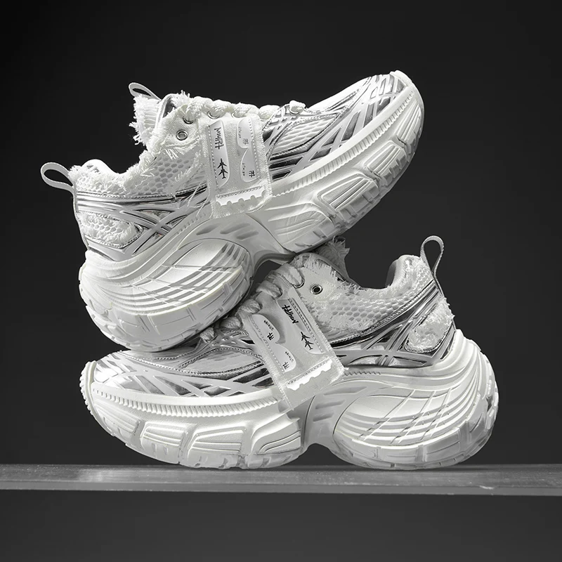 

Men's Shoes Breathable Thick Soled Casual Sneakers Outdoor Running Four Seasons New Tennis Men Soft Soles Comfort Male Sneakers