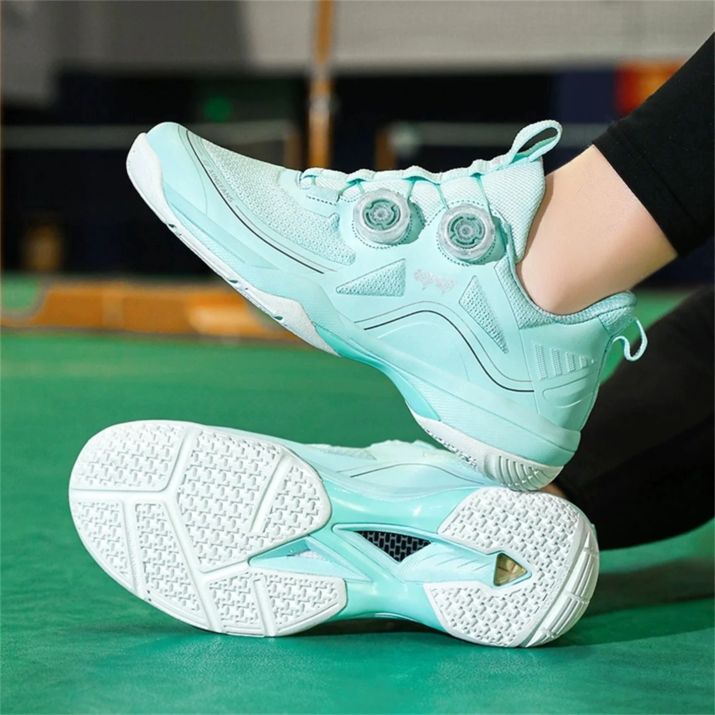 Carbon Plate Pickleball/Badminton/Tennis Shoes - Rotating Buckle, Lightweight, Men/Women Running & Training Sneakers