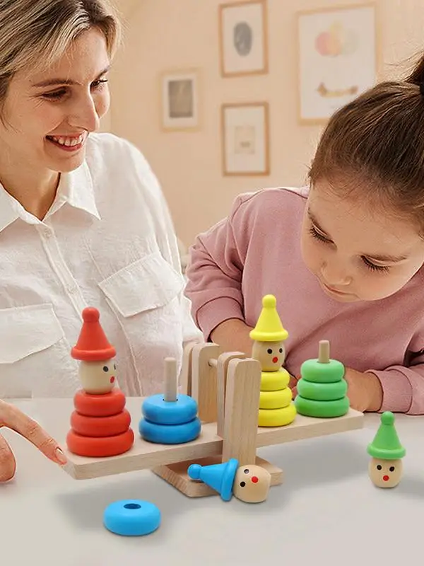 Jeu de Construction de Nuit pour Enfant Garçon et Fille, Briques d'Assemblage, Tour d'Équilibre, Puzzle, Jouets de Bureau, Cadeaux d'Anniversaire, 1 Ensemble