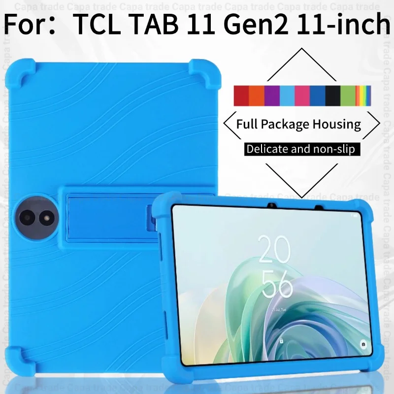 

Силиконовые подушки безопасности, противоударный чехол для планшета TCL Tab 11 Gen 2 (2024) 9465X 11 дюймов