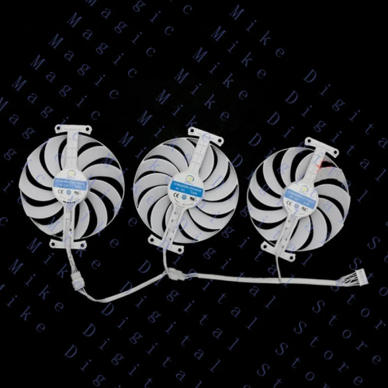 H  Graphics Card Cooling Fan CPU Fan for ASUS ROG RTX3090 3080 3070 STRIX WHITE