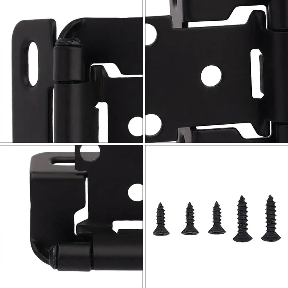Nickel Finish Self-Closing Hinge for Use with Overlay and Full-Overlay Cabinet Doors in New Construction and Retrofit Projects