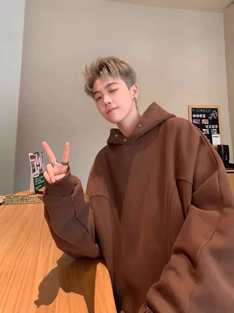 

Мужские худи с капюшоном в стиле ретро, свободного кроя, с принтом в горошек, молодежные, винтажные, для костюмированных вечеринок, повседневные, трендовые