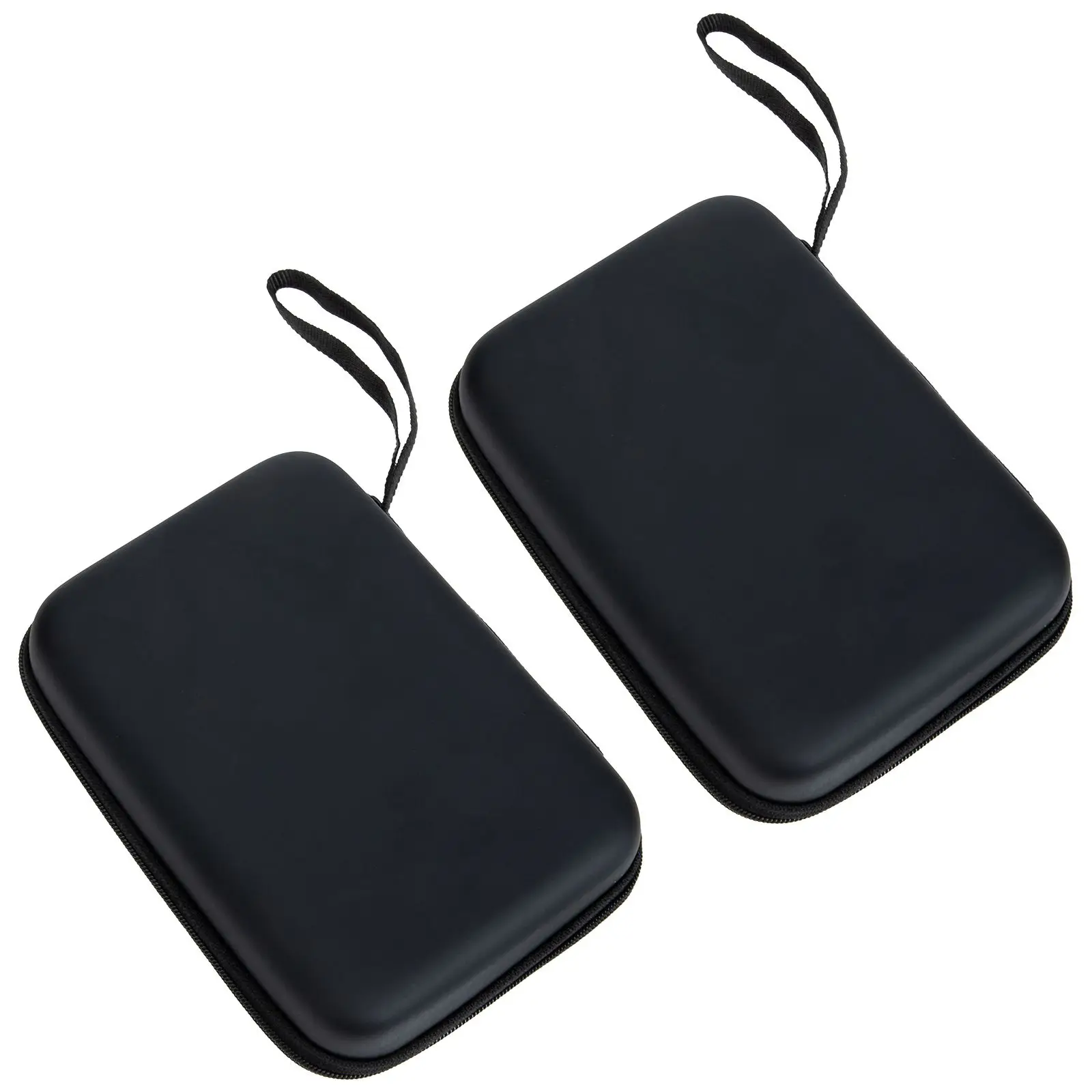 

2Pcs HardDiskStorageBag PU Electronics OrganizerCase Waterproof CableEarphone USBTravelPouch DigitalAccessories StorageZipper