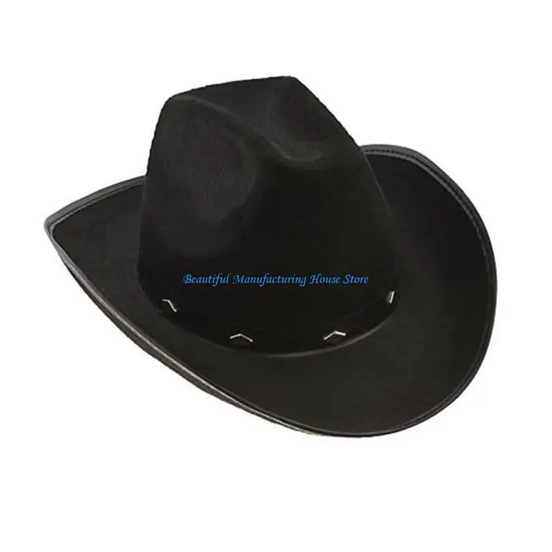 

E56A Cowboy Hat Fedora Cowgirl Hat For Bridal Party Bachelorette Party Hats