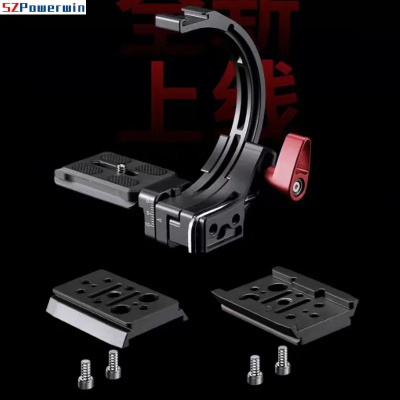 SZPowerwin Semi-Circular Camera Cage Bracket for DSLR/Mirrorless Cameras Can Switching Between Horizontal and Vertical Shooting - Image 6