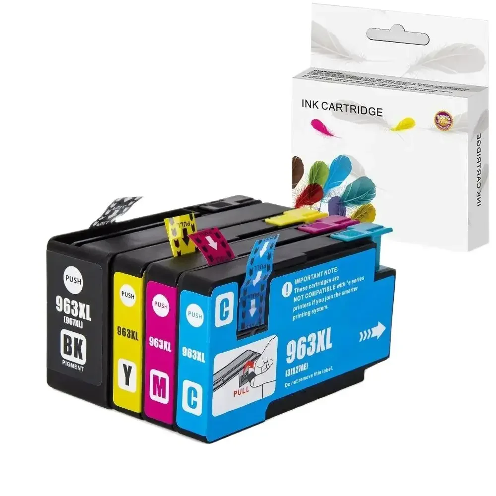 Imagem -06 - Premium Compatível Cor Inkjet Ink Cartucho hp Office Jet Pro 9010 9015 Impressora 963xl 967xl 963 967 xl