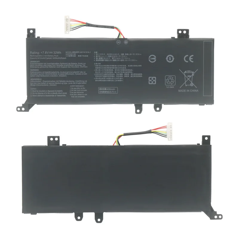 ZEDI B21N1818 C21N1818 LAPTOP BATTERY FOR ASUS VIVOBOOK 15 X512DA X512DK X512F X512FA X412F F515JA Series B21N1818-1 B21N1818-2