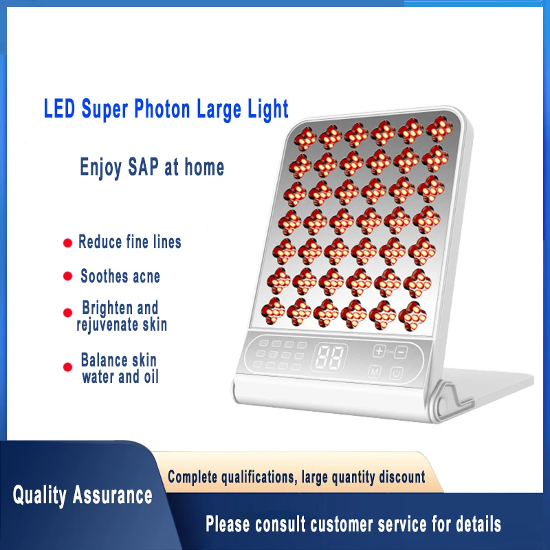 

Portable LED Beauty Facial Device With Led Red Light Therapy Panel For Skin Rejuvenation Skincare Machine Home Use