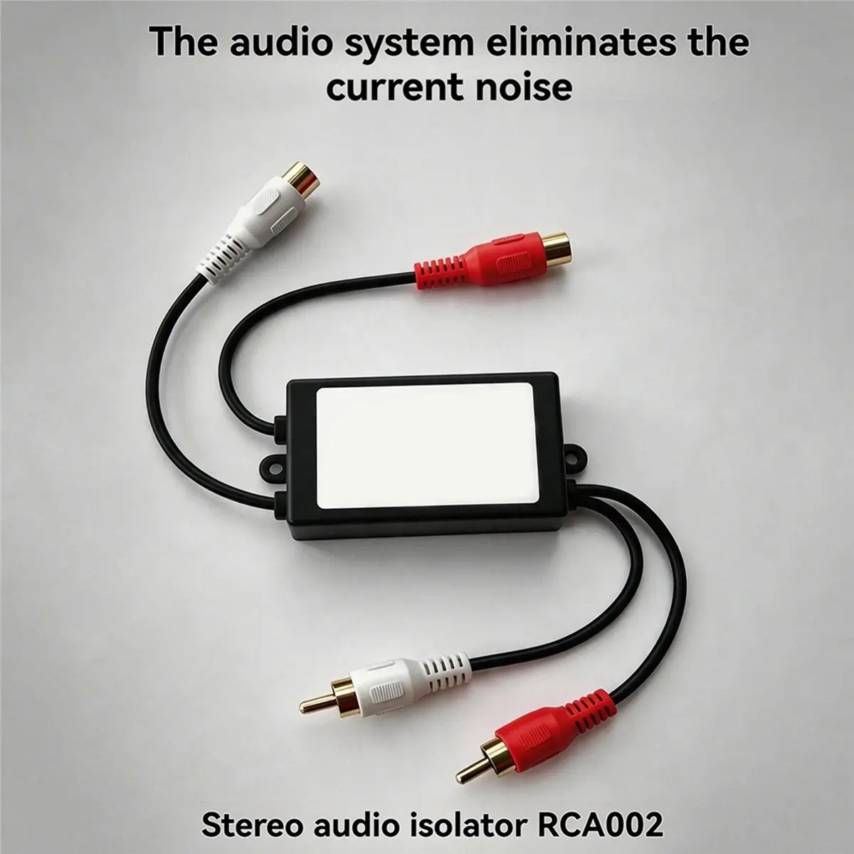 DT89 HOT  2 Channel Ground Loop Audio Isolator Noise Filter Hum Eliminator Isolator for HiFi Stereo Home Theater Car Audio