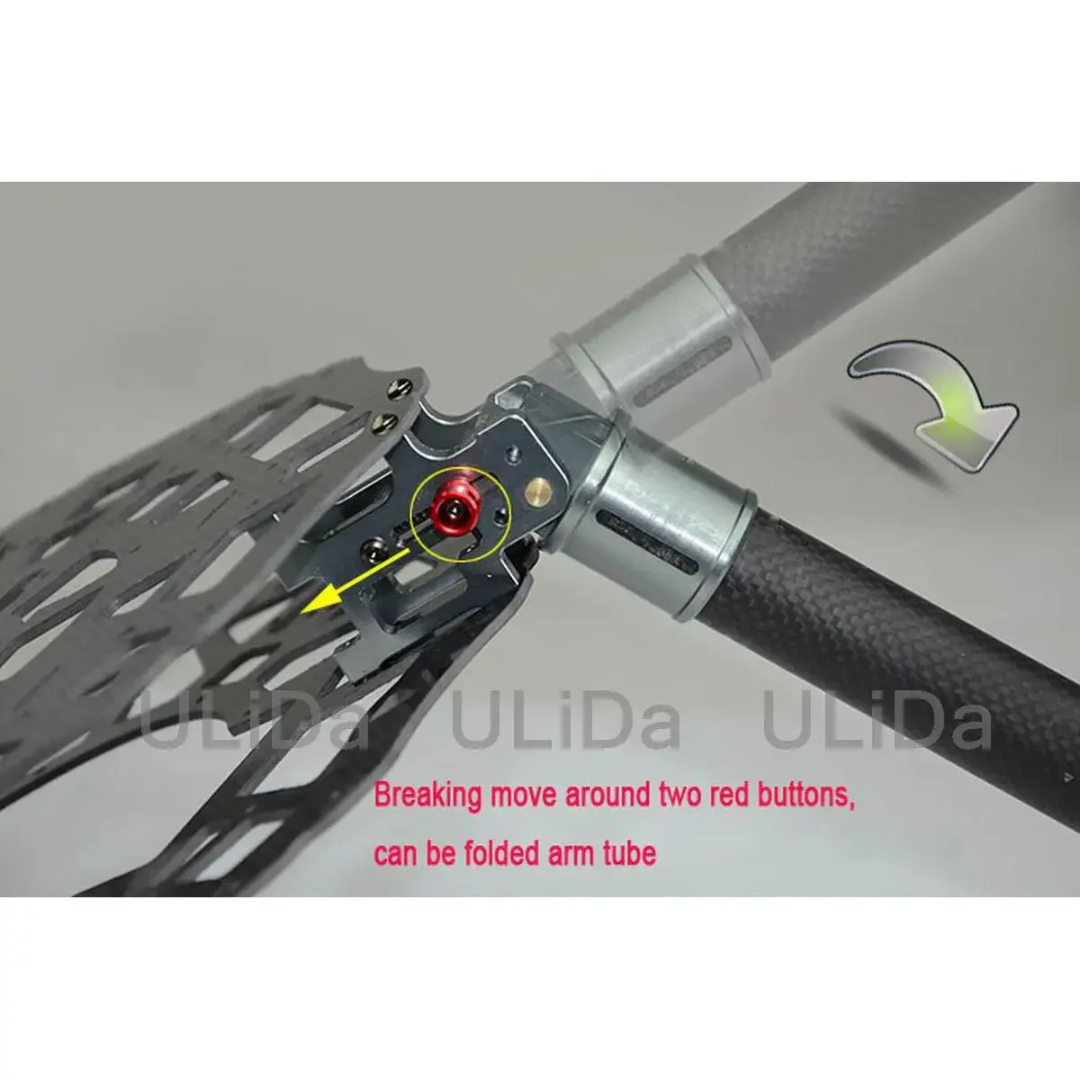 D 16 20 22 25 30 35mm CNC In Alluminio Braccio Pieghevole Tubo Comune FAI DA TE per Auto Automatico RC Protezione Delle Piante Drone UAV Quadcopter