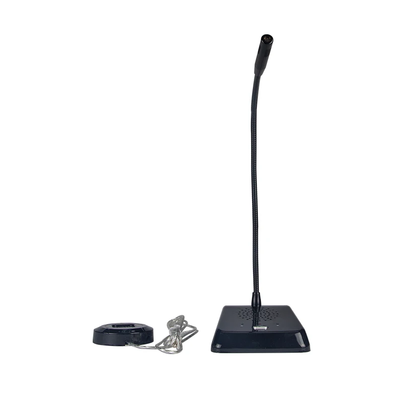 Meeyi Indoor Service Desk Microphone Bank Window Interphone Talk Through Glass Intercom
