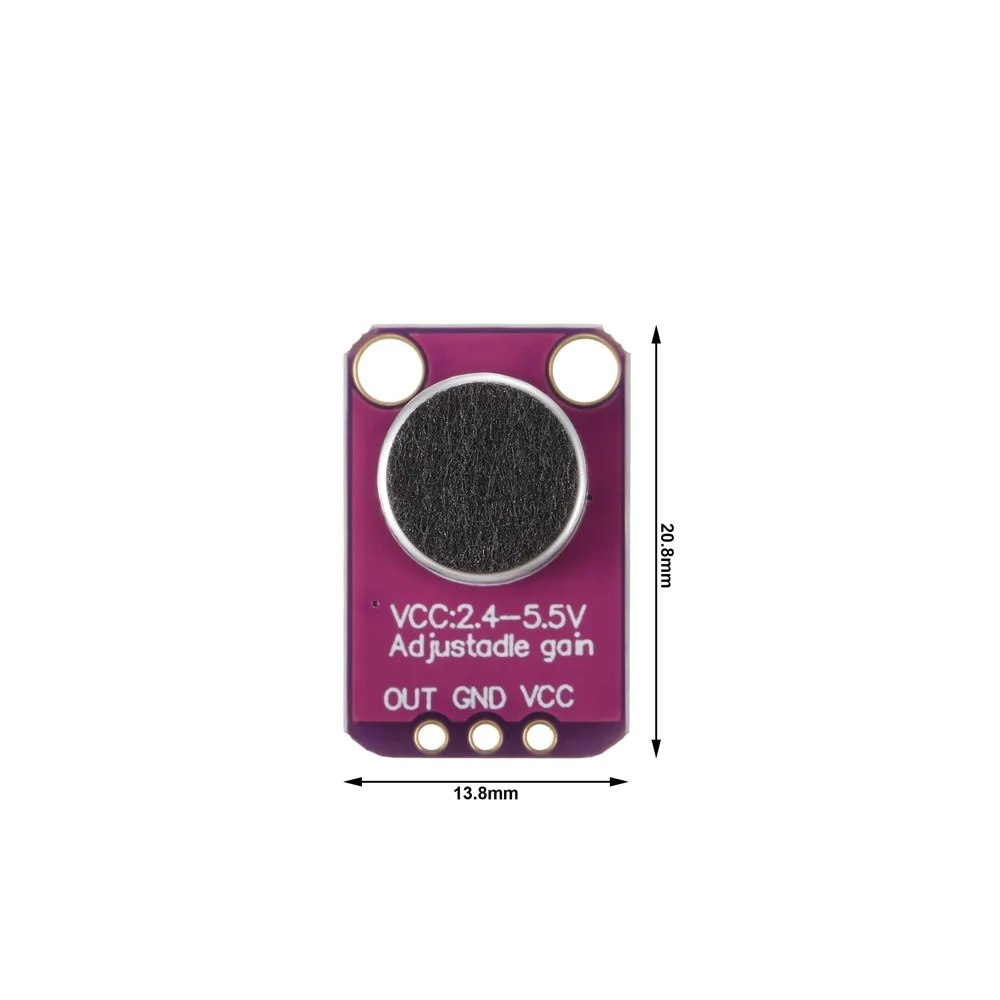 GY-MAX4466 Electret Microphone Amplifier Module MAX4466 Adjustable Gain For Arduino 1-10pcs GY-MAX4466