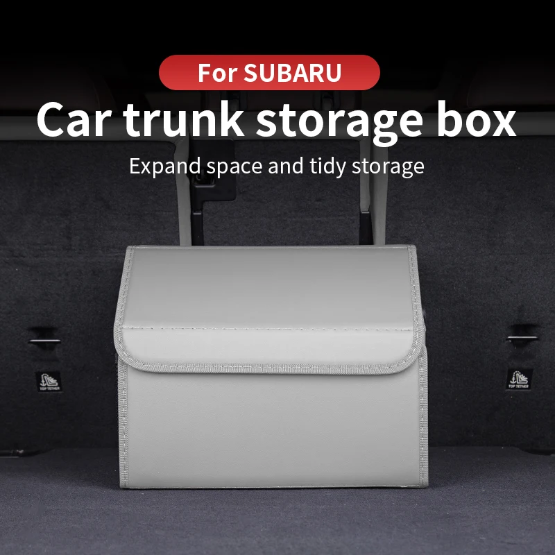 

For SUBARU Impreza Legacy WRX Ascent Big Capacity Car Storage Box Car Trunk Organizer Eco-Friendly Durable Tool Auto Trunk Box