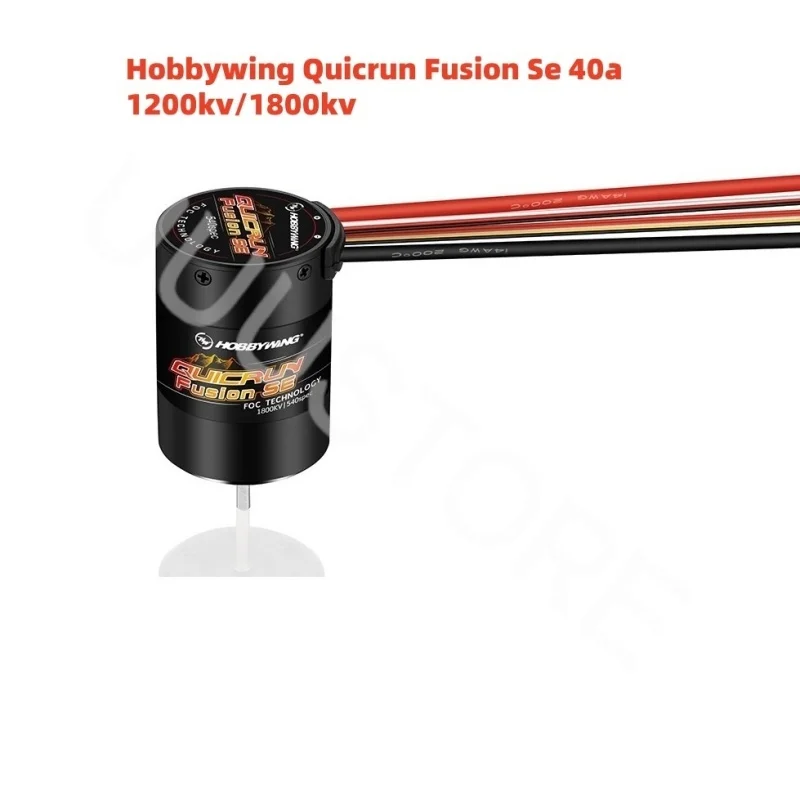Hobbywing QuicRun Fusion SE 40A Motor ESC 2-in-1 Sensitive Brushless Waterproof Power Suit 1800KV 1200KV 1/10 1/8 RC Model Car
