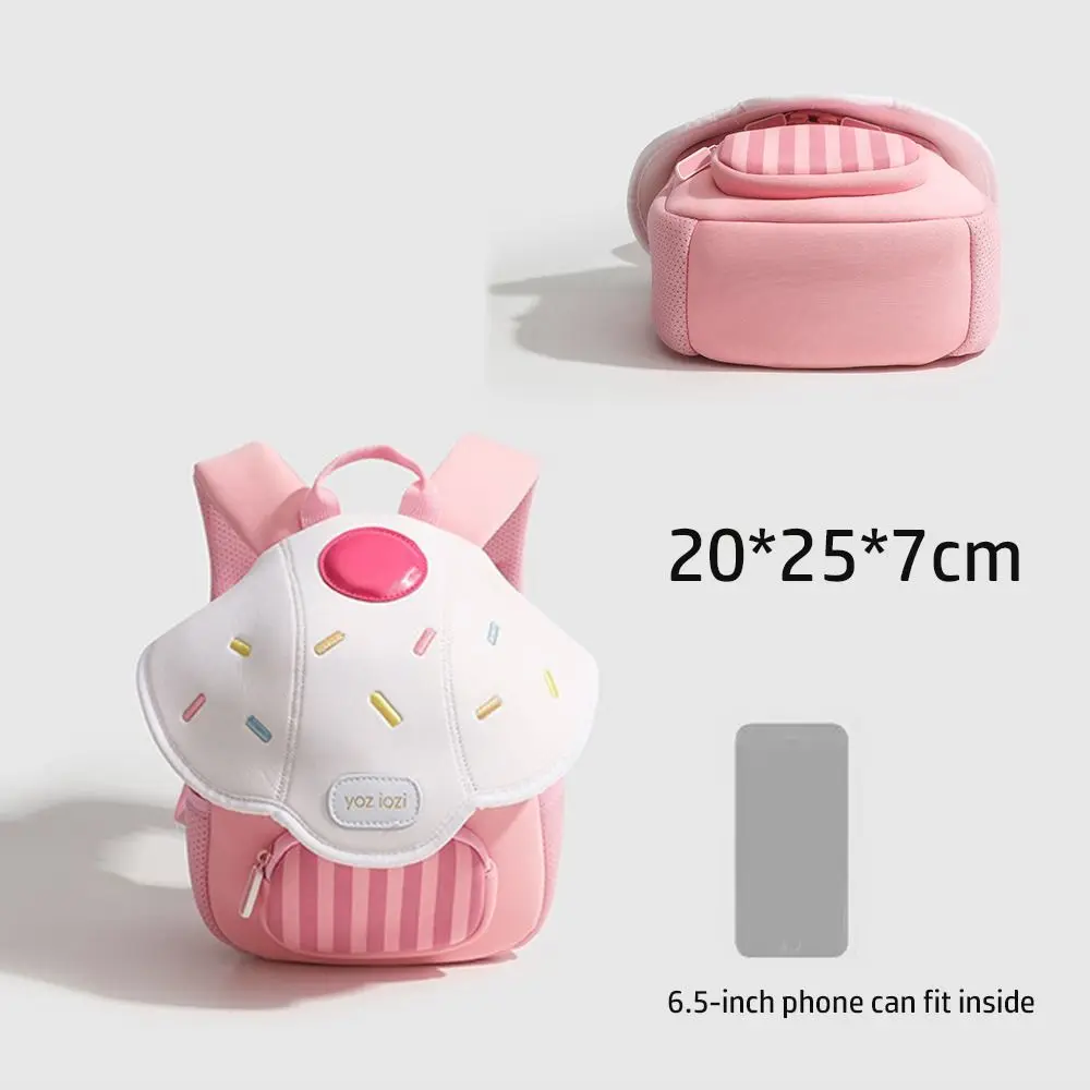 PU Cute Mushroom zaino Casual Mini Pink Kid zaino Cartoon Kindergarten zainetto bambini ragazzi ragazze