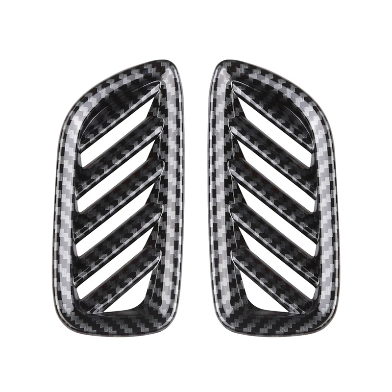 

For Hyundai Palisade 2023 Spare Parts Car Styling Carbon Fiber Car Dashboard Air Outlet Vent Trim Cover Sticker Decoration Frame
