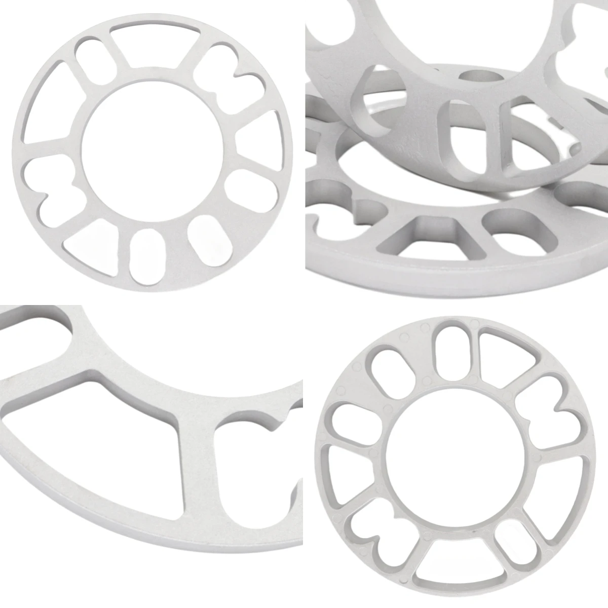 Universal 5mm 10mm Legierung Aluminium Spacer Distanzscheiben Platte Für 4/5 Bolzen Rad 4x100 4x108 4x114,3 5x100 5x108 5x110 5x115 5x120 – Detail 4