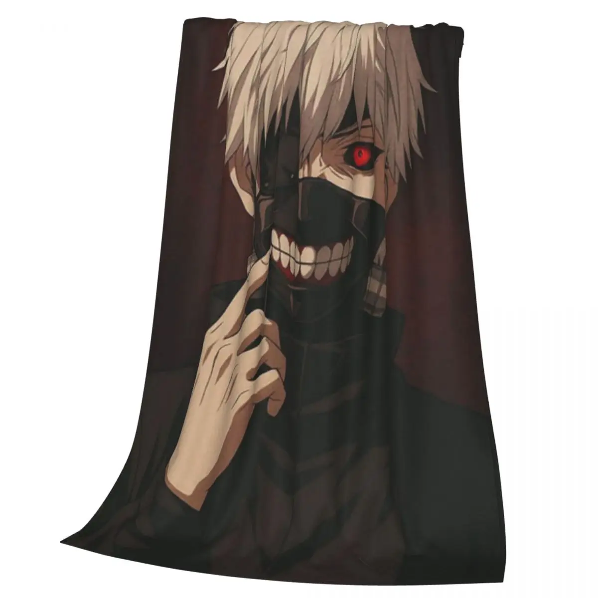 Tokyo Ghoul Anime Blankets Soft Warm Flannel Throw Blanket Cover for Bed Living room Picnic Travel Home Couch
