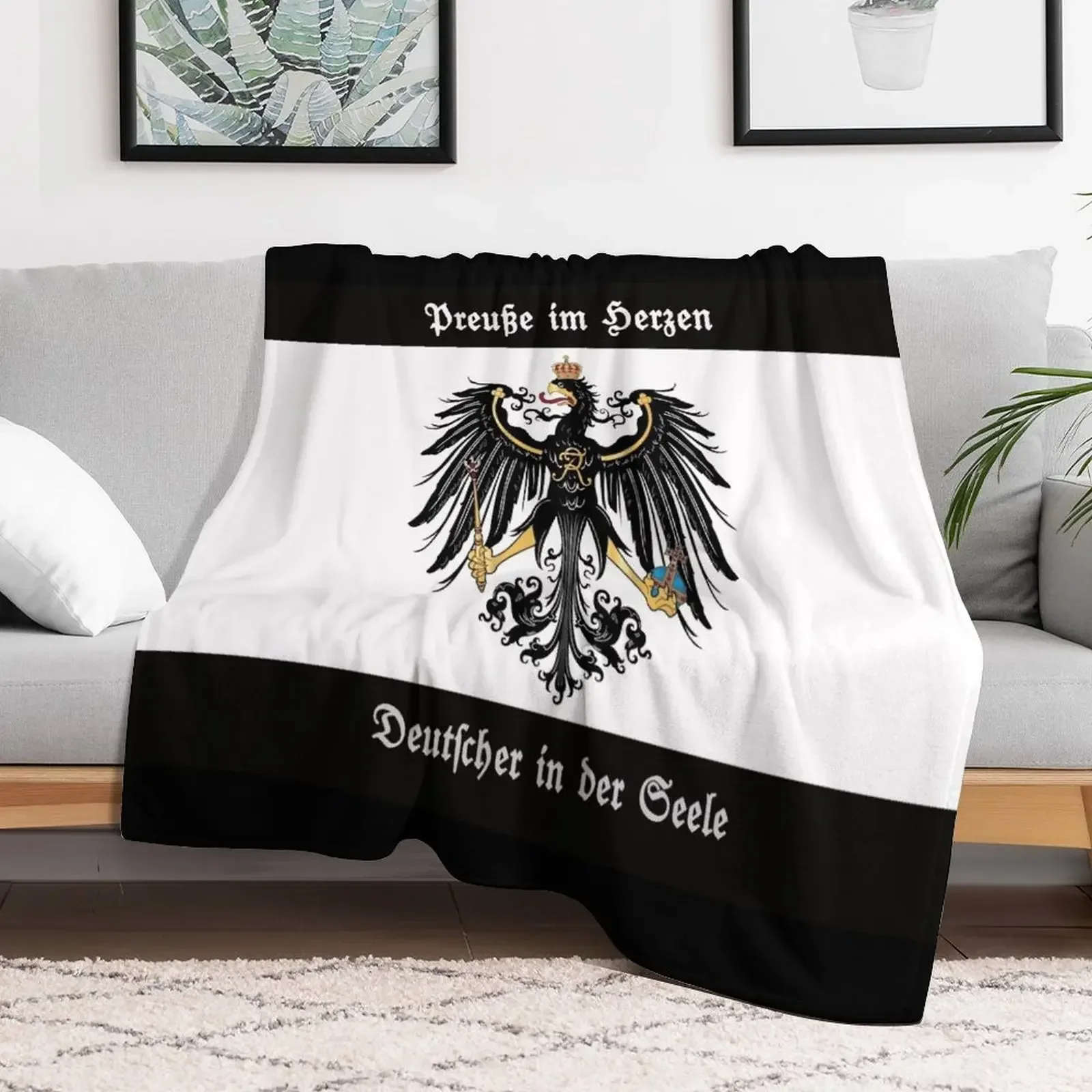 

Prussian in heart - German in soul Throw Blanket heavy to sleep For Baby Blankets